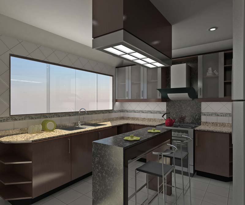 Cualidades principales del diseño de cocinas 3D