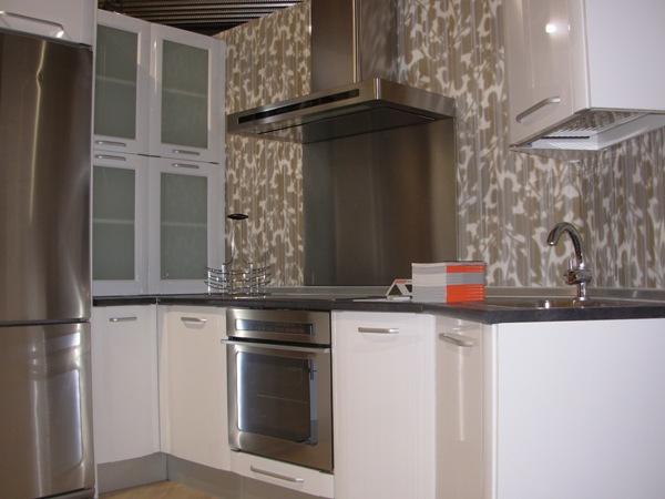 Decoración de cocinas ultramodernas blancas Fotografías de cocinas en blanca
